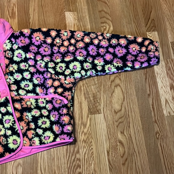 Free People Rocky Ridge Fleece Jacket Pink Daisy, size XS - Picture 7 of 14
